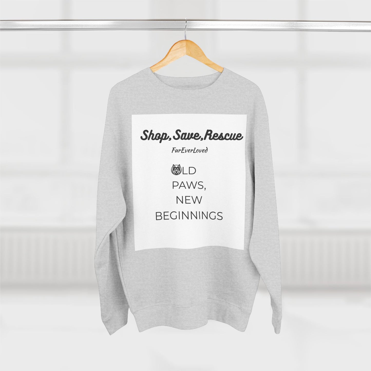 Unisex Crewneck Sweatshirt - Old Dogs New Beginning