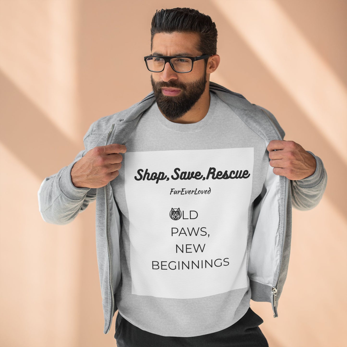 Unisex Crewneck Sweatshirt - Old Dogs New Beginning