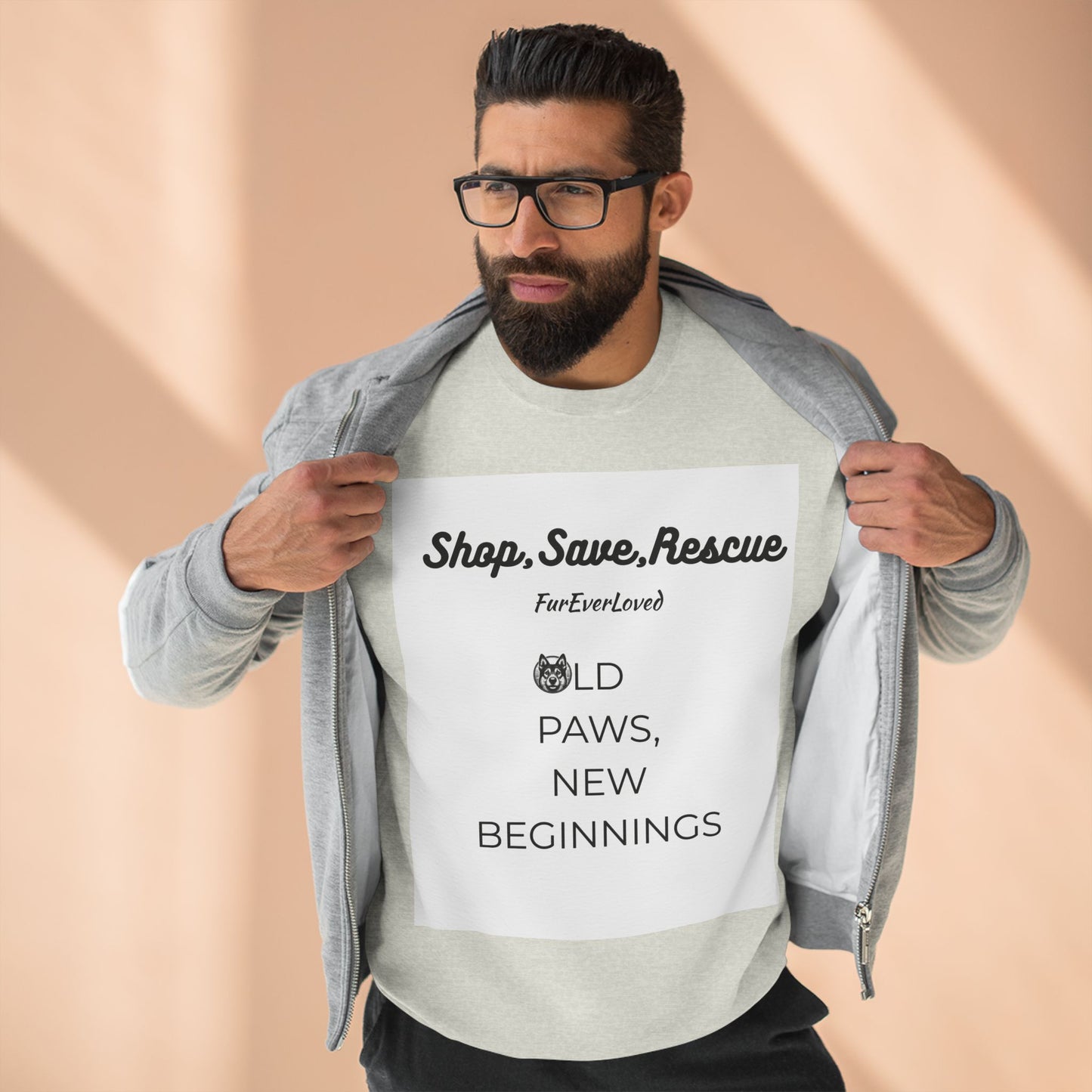 Unisex Crewneck Sweatshirt - Old Dogs New Beginning