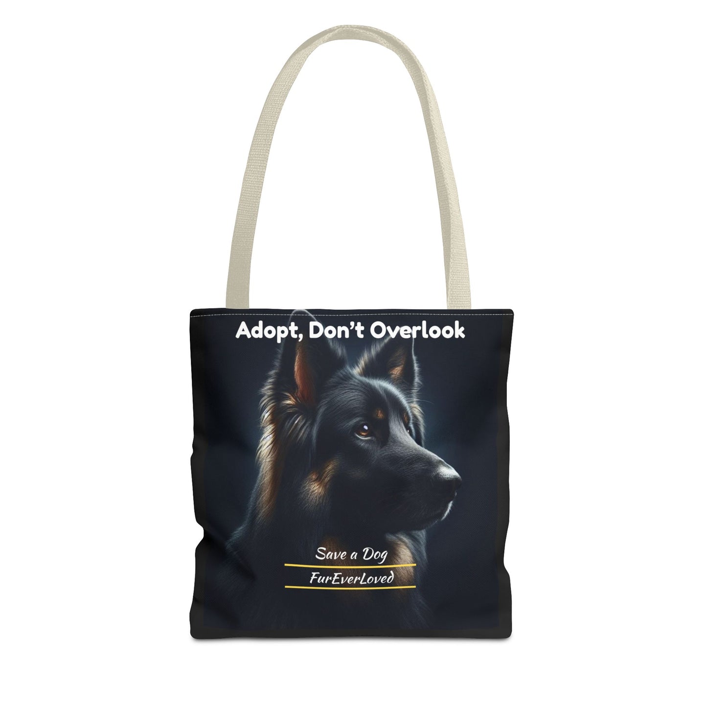 Dog Tote Bag - Adopt Don't Overlook