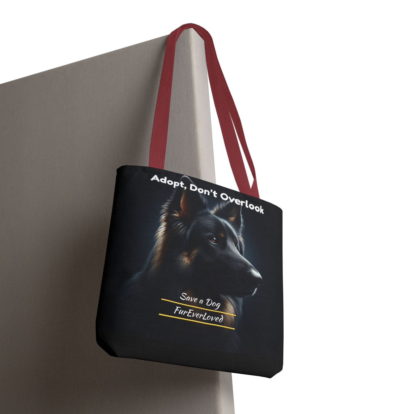 Dog Tote Bag - Adopt Don't Overlook