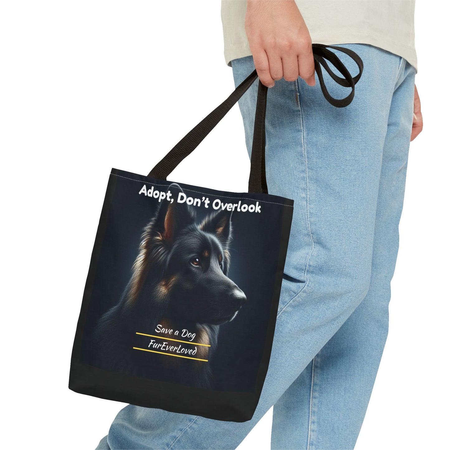 Dog Tote Bag - Adopt Don't Overlook