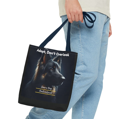 Dog Tote Bag - Adopt Don't Overlook
