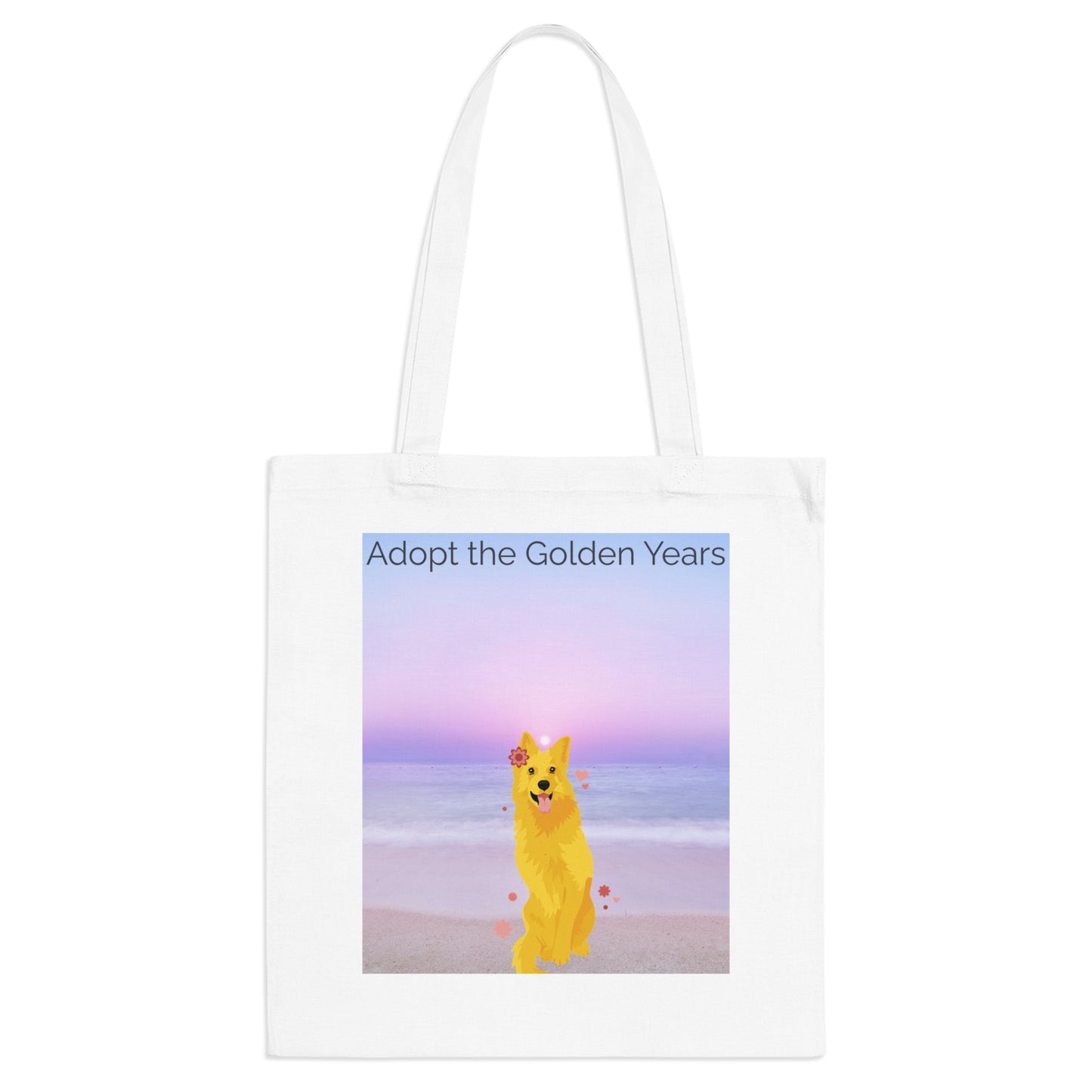 Sunrise Dog Silhoutte Adopt Tote Bag