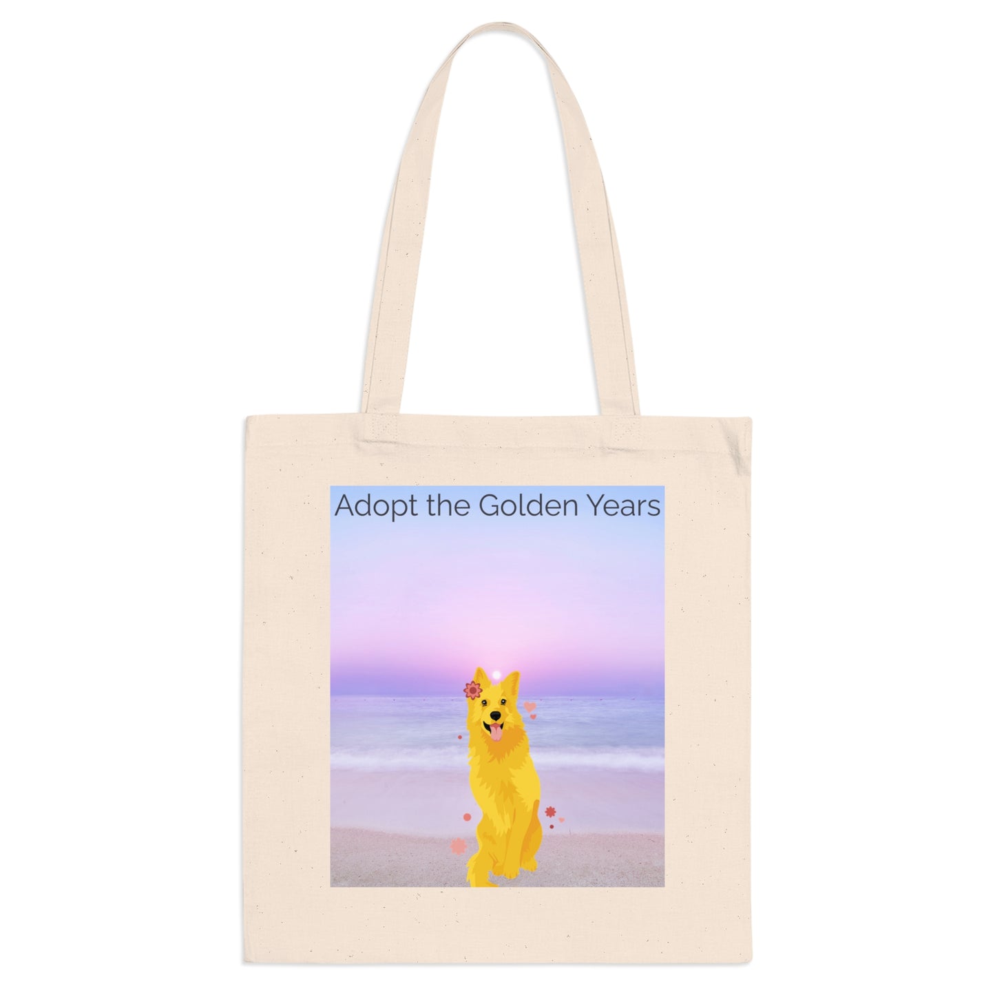 Sunrise Dog Silhoutte Adopt Tote Bag