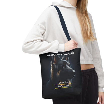 Dog Tote Bag - Adopt Don't Overlook