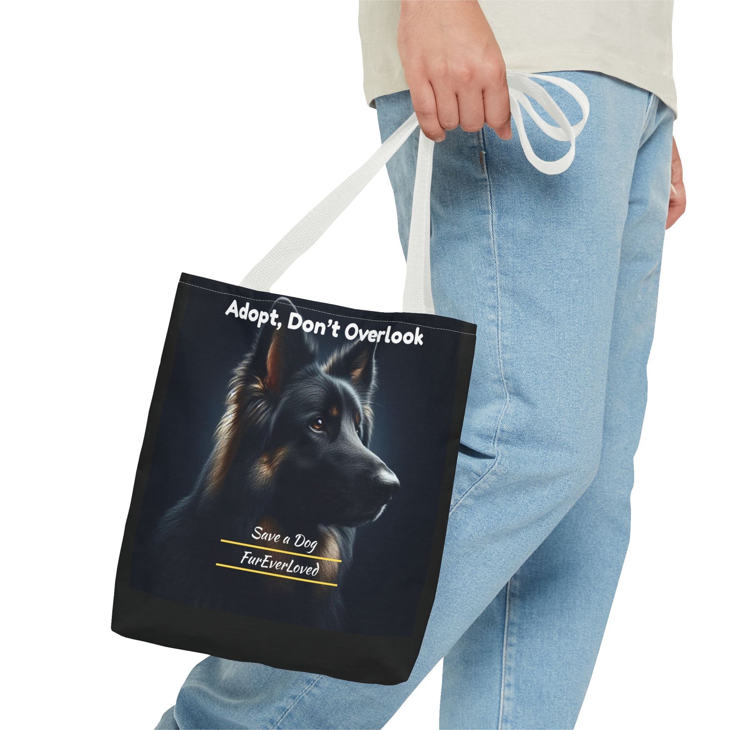 Dog Tote Bag - Adopt Don't Overlook