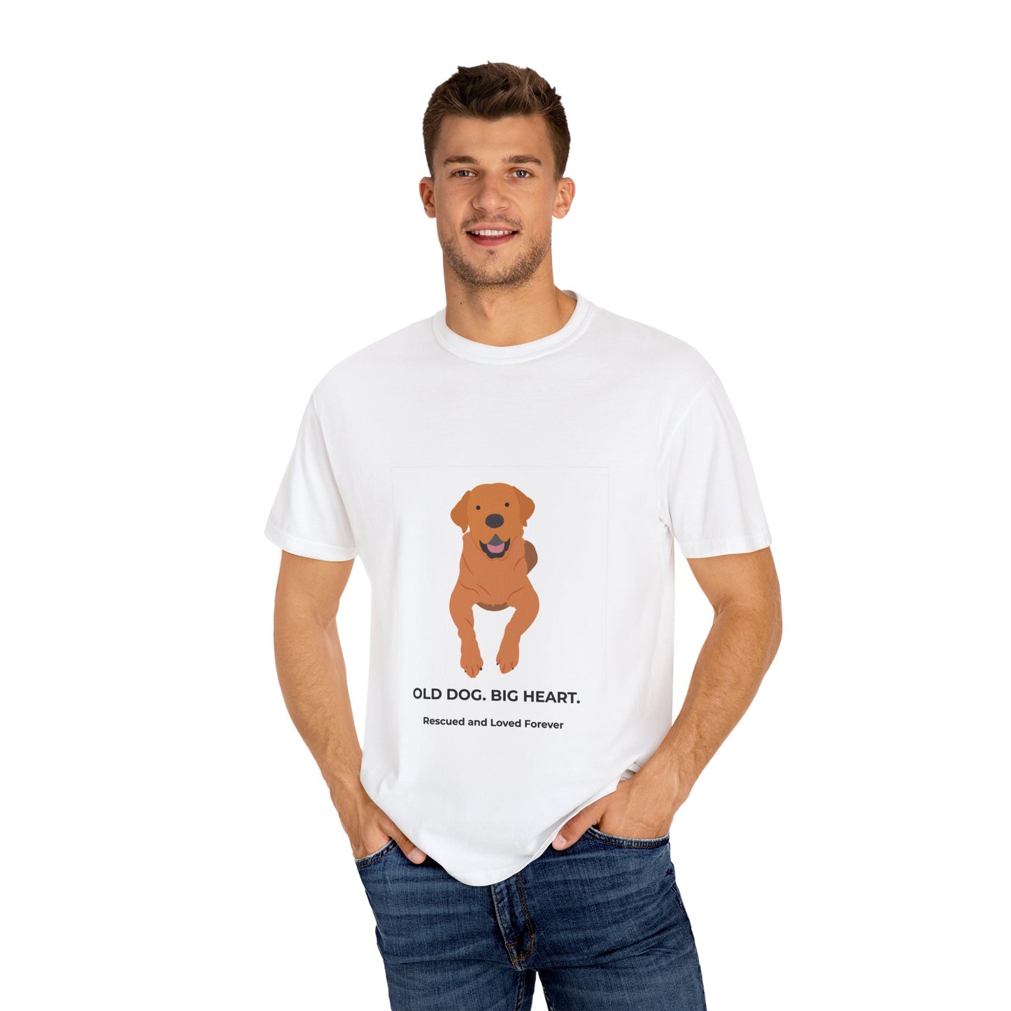 Dog Rescue Unisex T-shirt - Vintage Design