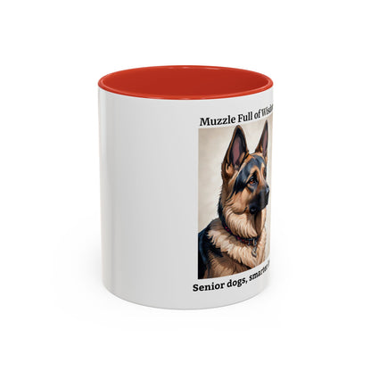 Mug - A dog saying Muzzle Full of Wisdom
