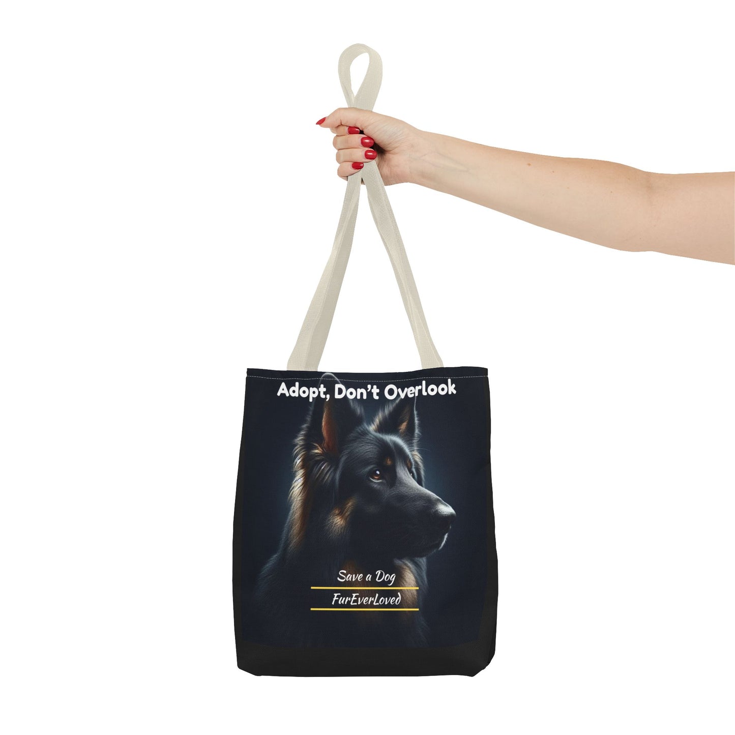 Dog Tote Bag - Adopt Don't Overlook