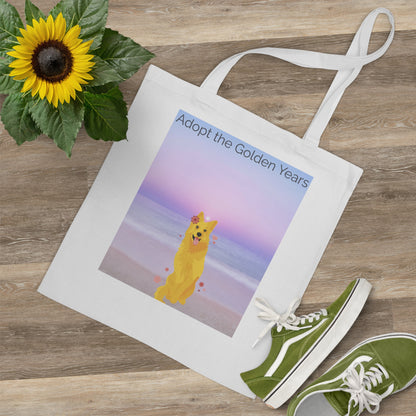 Sunrise Dog Silhoutte Adopt Tote Bag