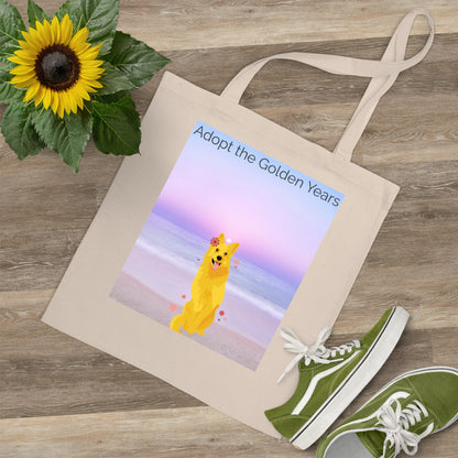 Sunrise Dog Silhoutte Adopt Tote Bag